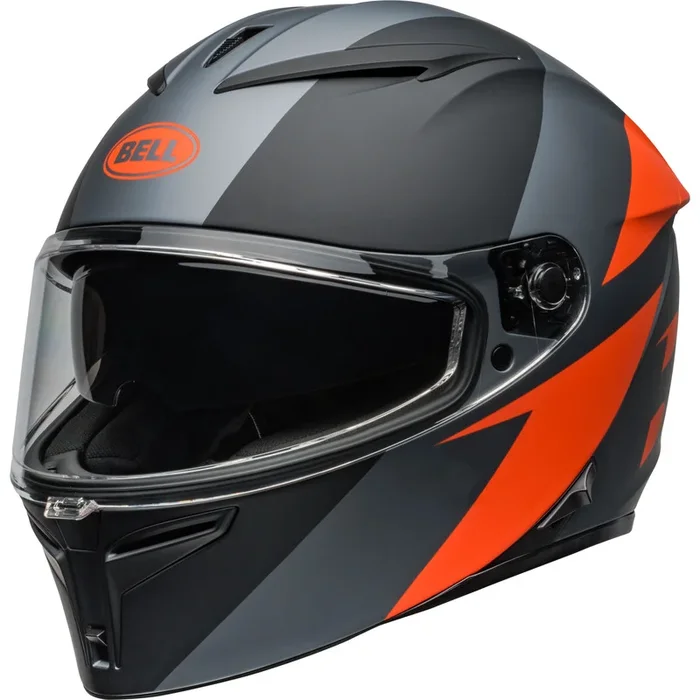 Casque BELL Lithium – Shear Matte Gray/Orange