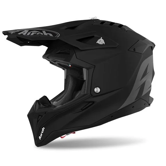 Casque cross Airoh AVIATOR 3 – COLOR – BLACK MATT 2023 – Noir / Blanc Ref : AR1099