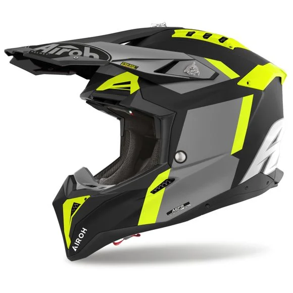 Casque cross Airoh AVIATOR 3 – GLORY 2025 – Jaune / Noir Ref : AR1226