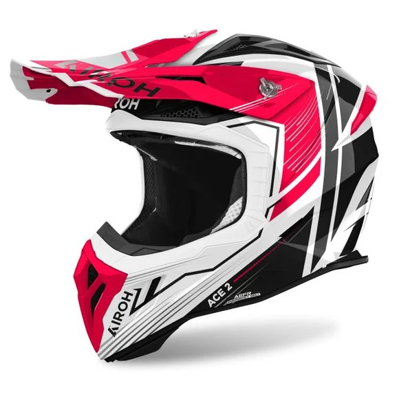 Casque cross Airoh AVIATOR ACE 2 – ENGINE 2025 – Rouge Ref : AR1350