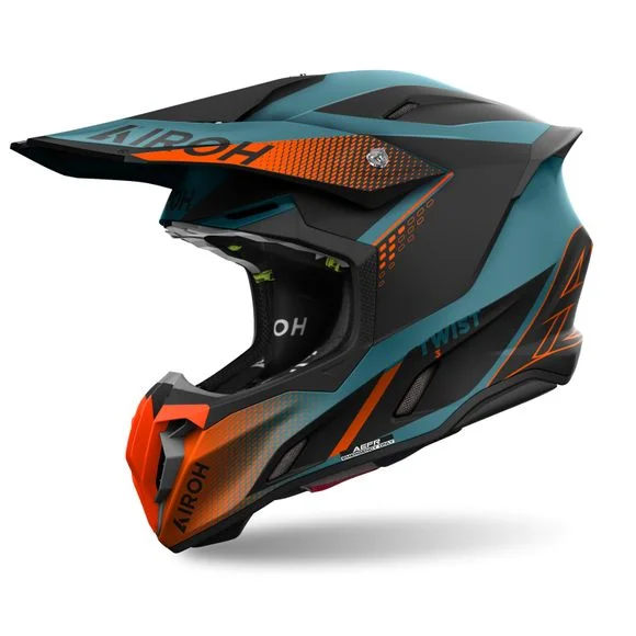 Casque cross Airoh TWIST 3 – SHARD 2024 – Orange Ref : AR1367