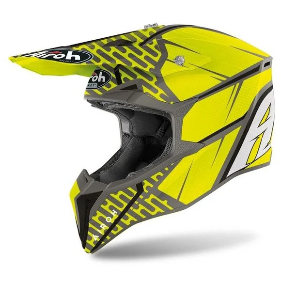 Casque cross Airoh WRAAP – IDOL – ANTHRACITE MATT 2023 – Gris / Noir Ref : AR1175