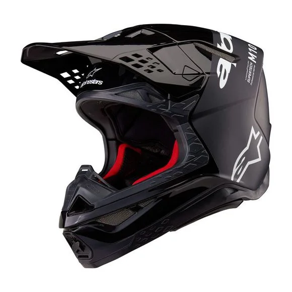 Casque cross Alpinestars SUPERTECH S-M10 – FLOOD 2025 – Noir / Gris Ref : AP3233
