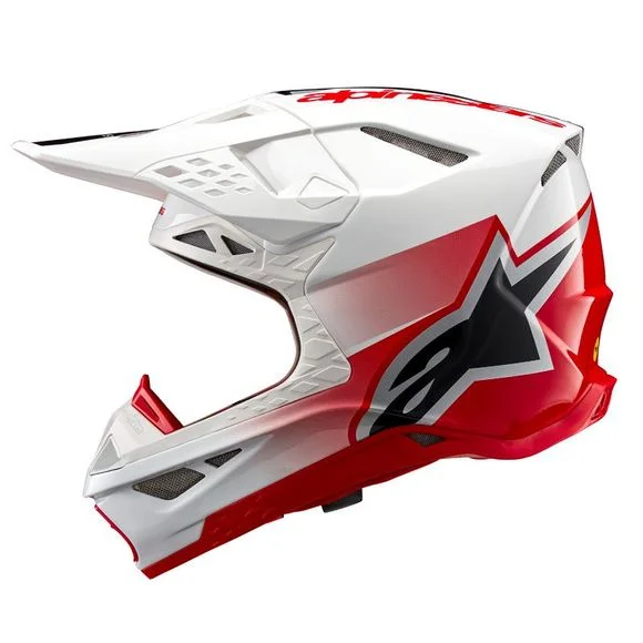 Casque cross Alpinestars SUPERTECH S-M10 – UNITE 2023 – Rouge / Blanc Ref : AP3235