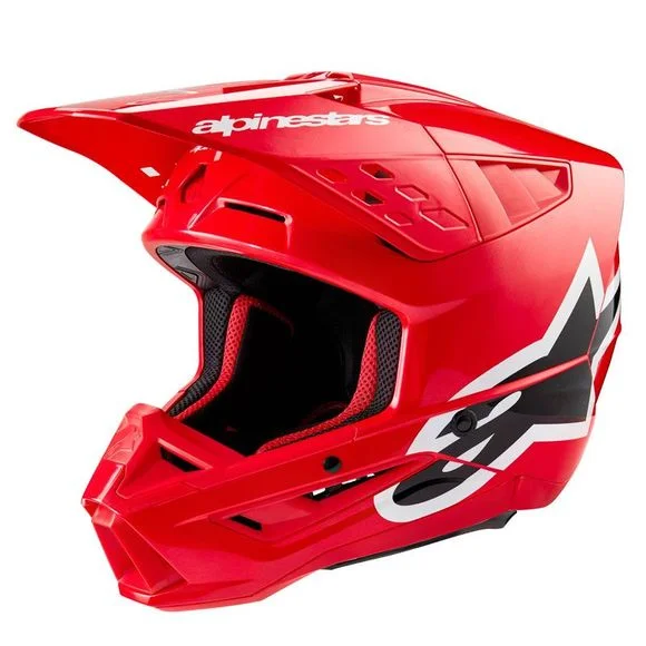 Casque cross Alpinestars SUPERTECH S-M5 – CORP 2024 – Rouge / Gris Ref : AP3240-C51866
