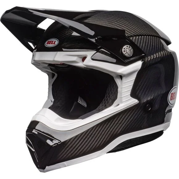 Casque cross Bell MOTO-10 SOLID 2023 – Noir / Blanc Ref : EL0615