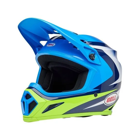 Casque cross Bell MX-9 MIPS JACKAL 2025 – Bleu / Bleu Ref : EL0741