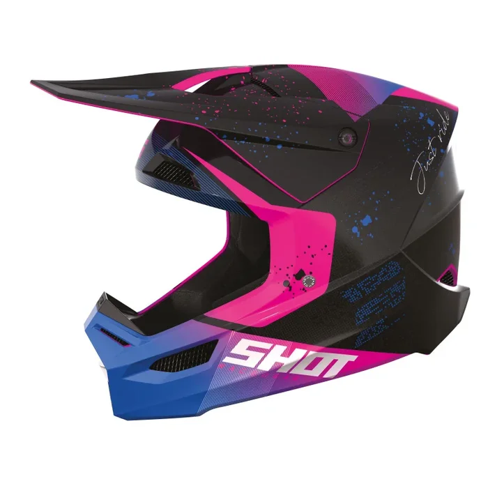 Casque Cross Enfant SHOT FURIOUS MATRIX Violet