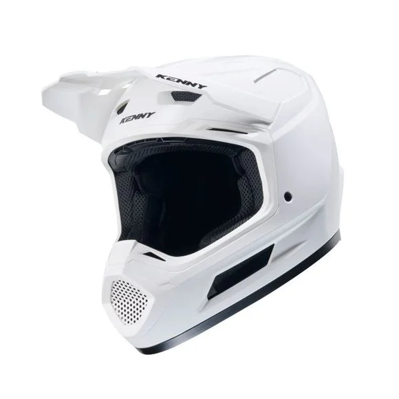 Casque cross Kenny PERFORMANCE – SOLID 2025 – Blanc Ref : KE2264