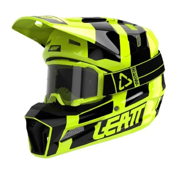 Casque cross Leatt 3.5 V24 avec masque 4.5 2024 – Jaune Ref : LB0672