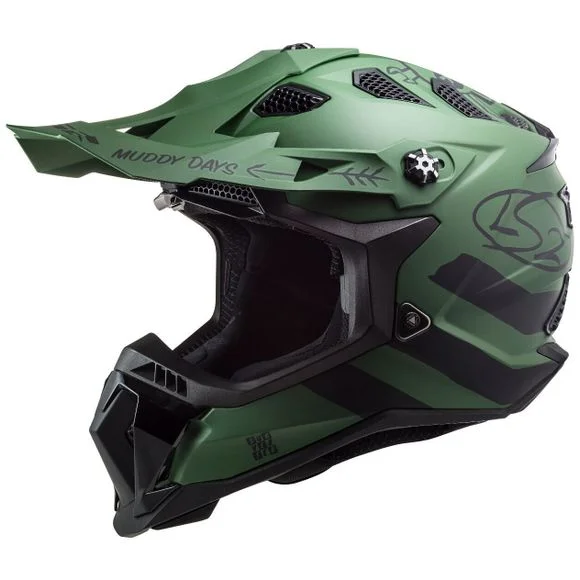 Casque cross LS2 MX700 – SUBVERTER EVO – CARGO – MATT MILITARY GREEN 2023 – Vert Ref : LS0626