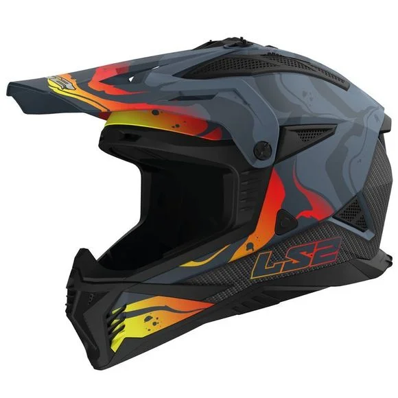 Casque cross LS2 MX708 FAST II WASH MATT 2025 – Gris Ref : LS0910