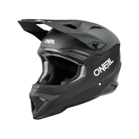 Casque cross O’Neal 1 SRS – SOLID V24 2024 – Noir Ref : OL1954