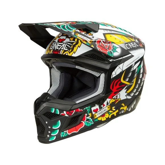 Casque cross O’Neal 3SRS – INKED – ENFANT – Multicolore Ref : OL2055