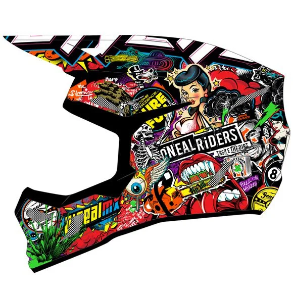 Casque cross O’Neal 3SRS YOUTH – CRANK V24 – Multicolore Ref : OL1963