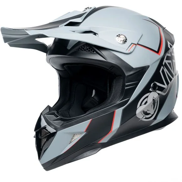 Casque cross Ovix DIRTY LAZY 2025 – Gris / Noir Ref : OVI0039