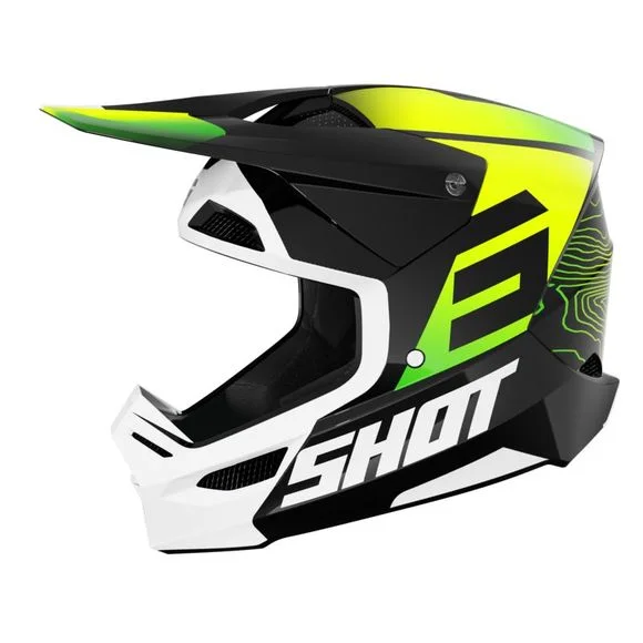 Casque cross Shot FURIOUS – APEX 2025 – Jaune Ref : SO2563