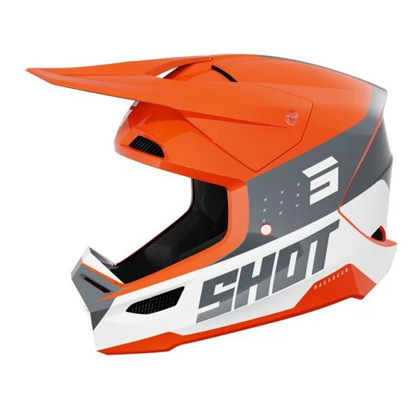 Casque cross Shot FURIOUS – LEAGUE 2025 – Orange Ref : SO2570