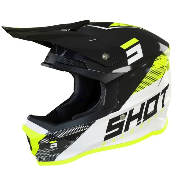Casque cross Shot FURIOUS CAMO – NEON YELLOW GLOSSY 2022 – Jaune Ref : SO2175