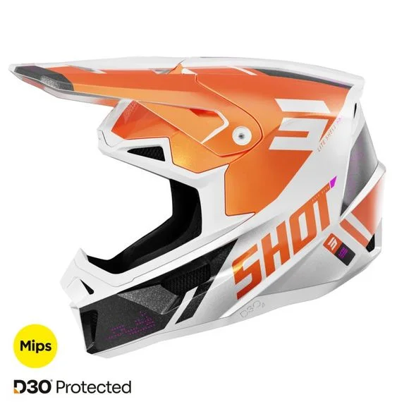 Casque cross Shot LITE – ULTRA 2025 – Orange Ref : SO2588