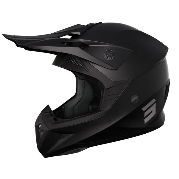 Casque cross Shot PULSE KID – SOLID – Noir Ref : SO2459