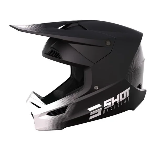 Casque cross Shot RACE – DRAW 2024 – Noir Ref : SO2405-C757