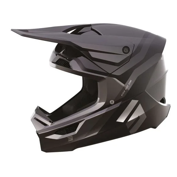 Casque cross Shot RACE – SKY – CHROME 2024 – Gris Ref : SO2406-C798