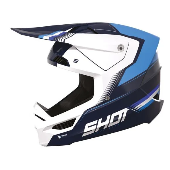 Casque cross Shot RACE – TRACER 2023 – Bleu Ref : SO2408