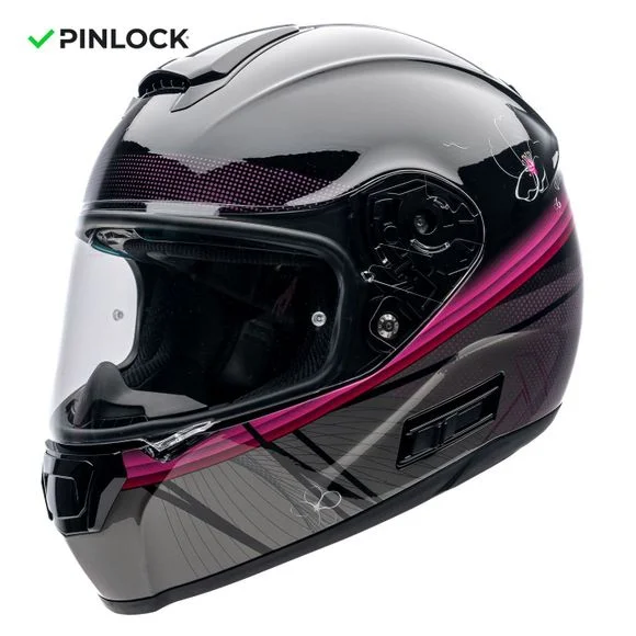 Casque Dexter OPTIMUS CHERRY-BLOSSOM – Noir / Gris Ref : DX0027