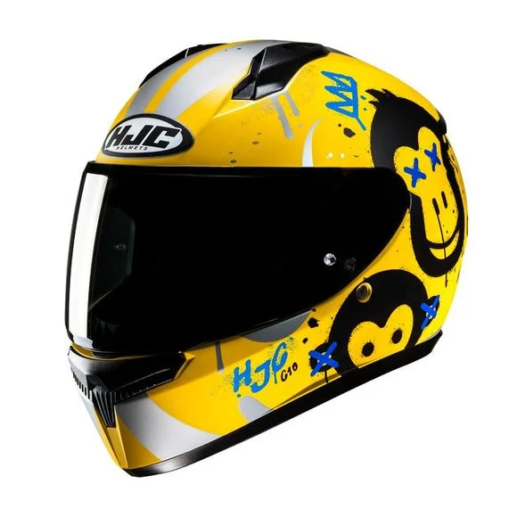 Casque Hjc C10 – GETI – Noir / Jaune Ref : HJ1084