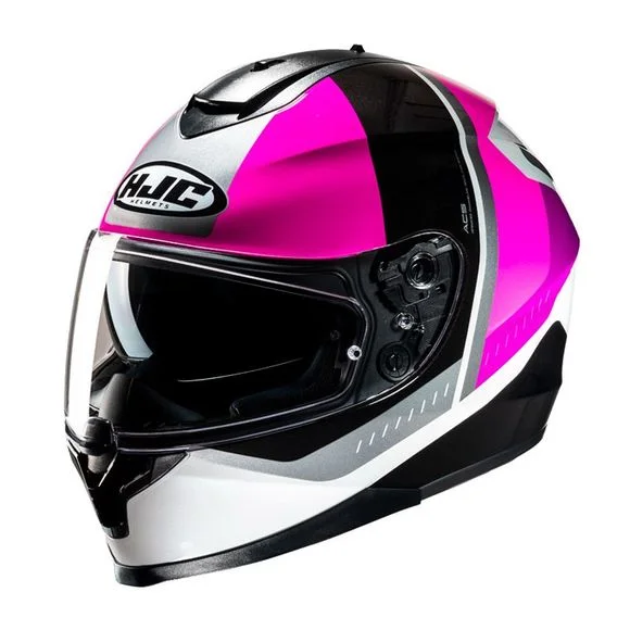 Casque Hjc C70N – ALIA – Noir / Rose Ref : HJ1128