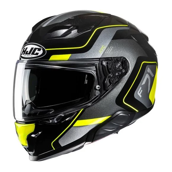 Casque Hjc F71 – ARCAN – Jaune / Noir Ref : HJ1110
