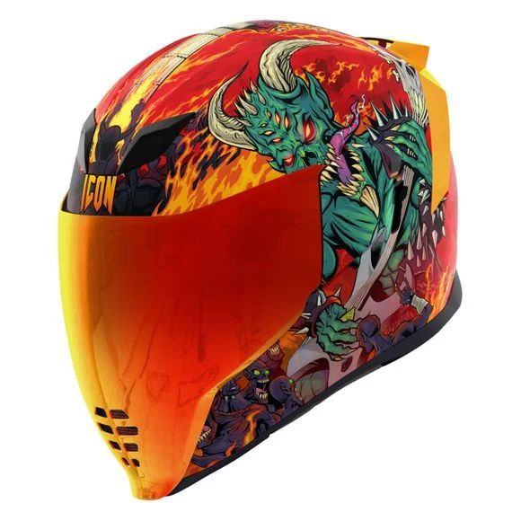 Casque Icon AIRFLITE – BLEGH MIPS® – Noir / Rouge Ref : IC0853