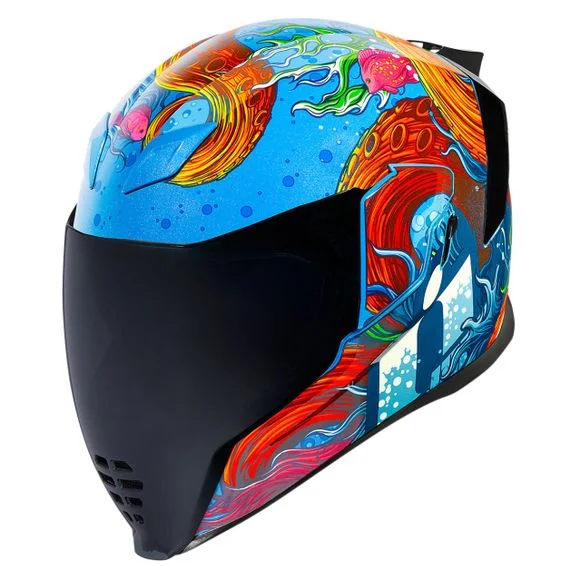 Casque Icon AIRFLITE – INKY BLUE – Bleu Ref : IC0783