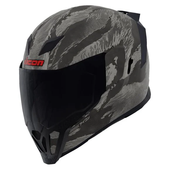 Casque Icon AIRFLITE – TIGER’S BLOOD MIPS® – Gris Ref : IC0856