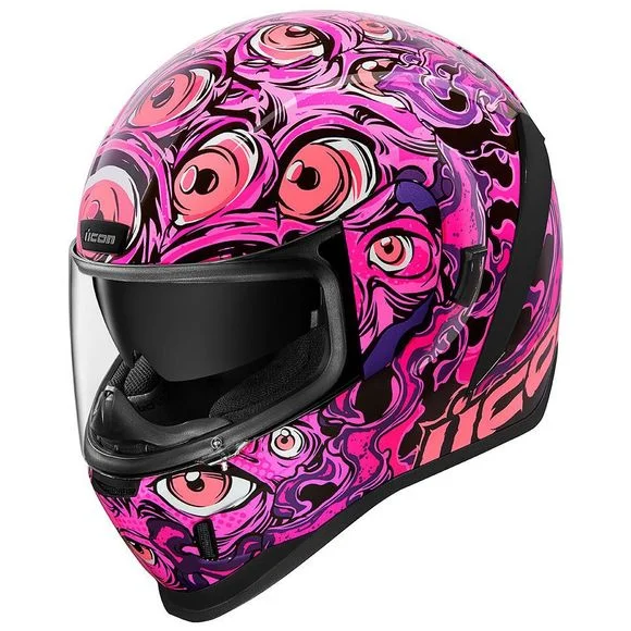 Casque Icon AIRFORM – ILLUMINATUS – Rose Ref : IC0685