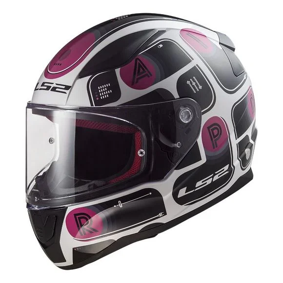 Casque LS2 FF353 – RAPID – BRICK – Rose / Noir Ref : LS0773