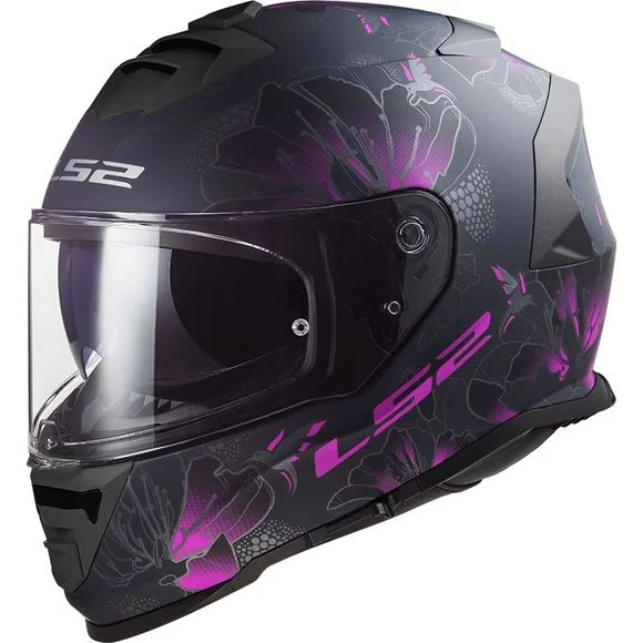 Casque LS2 FF800 – STORM II – BURST – Noir / Rose Ref : LS0777