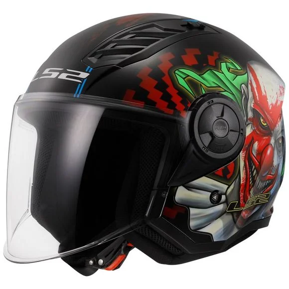 Casque LS2 OF616 – AIRFLOW II – HAPPY DREAMS – Blanc Ref : LS0995
