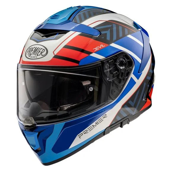 Casque Premier DEVIL SZ13 – Bleu / Blanc Ref : PE0363