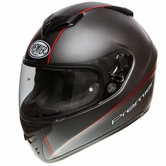 Casque Premier DRAGON EVO – Gris / Rouge Ref : PE0290