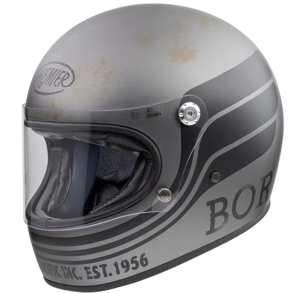Casque Premier TROPHY – BTR – MATT – Gris / Noir Ref : PE0303