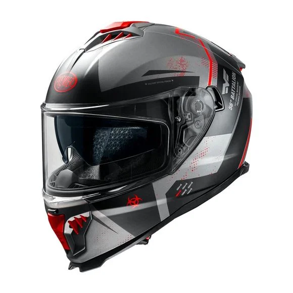 Casque Premier TYPHOON – BA 17 BM – Gris / Noir Ref : PE0424