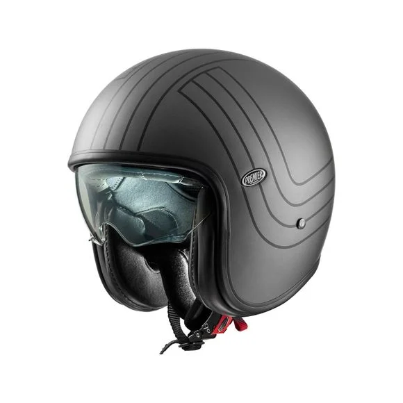 Casque Premier VINTAGE EX BM – Gris / Noir Ref : PE0405