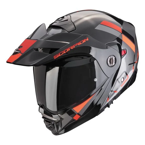 Casque Scorpion Exo ADX-2 – GALANE – Noir / Rouge Ref : SC1027