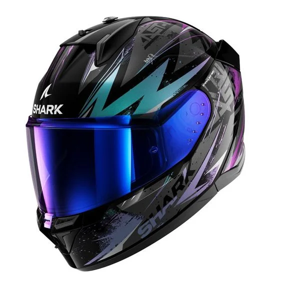 Casque Shark D-SKWAL 3 BLAST-R – Noir / Vert Ref : SH1698-C38186
