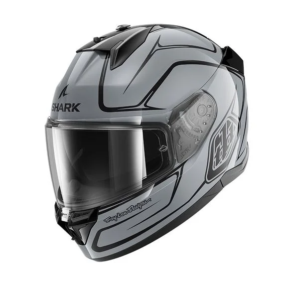 Casque Shark D-SKWAL 3 DRONE x TROYLEE DESIGN – Gris / Noir Ref : SH1735-C46938
