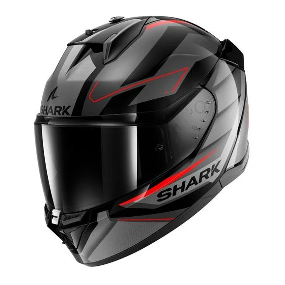 Casque Shark D-SKWAL 3 SIZLER – Noir / Gris Ref : SH1699-C578