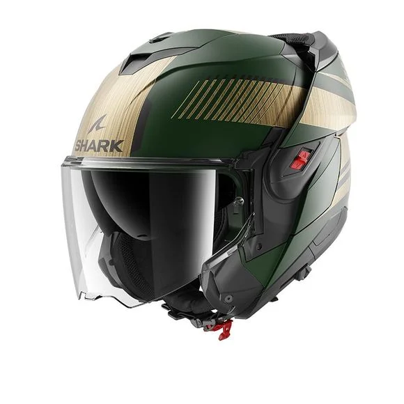Casque Shark OXO SIKTER – Vert / Jaune Ref : SH1794-GCG