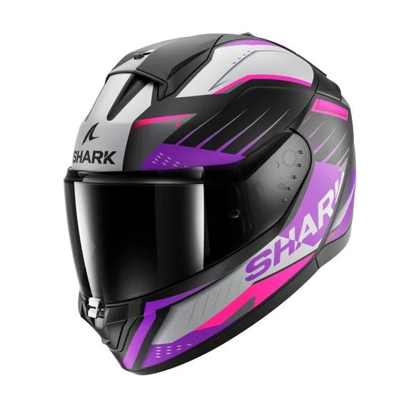 Casque Shark RIDILL 2 – BERSEK – Noir / Rose Ref : SH1702-CKKKM